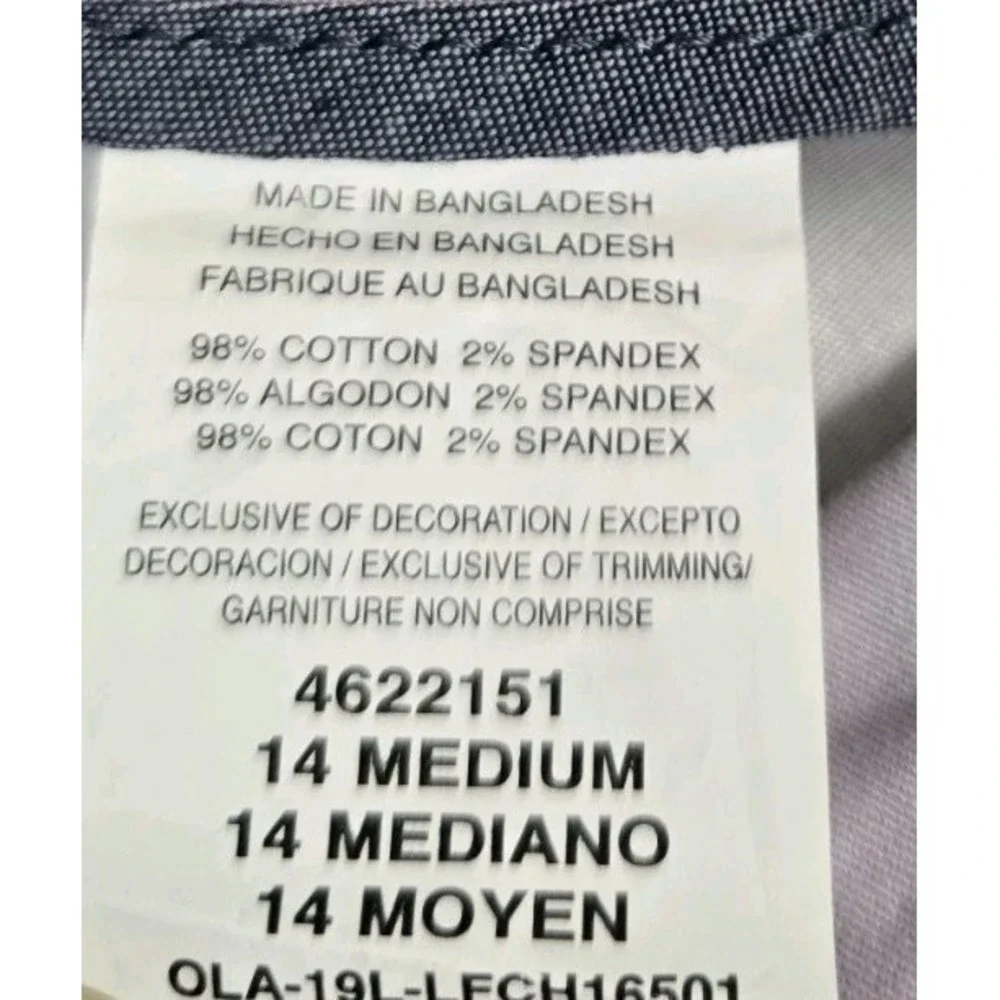 Lee Women's‎ 14 Medium Shorts Regular Fit Mid-Rise Light Purple